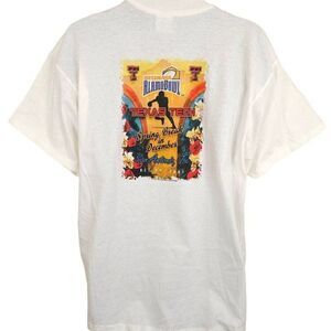 Vintage Alamo Bowl T Shirt Mens Size XL White Y2K 2001 Texas Tech NCAA Football